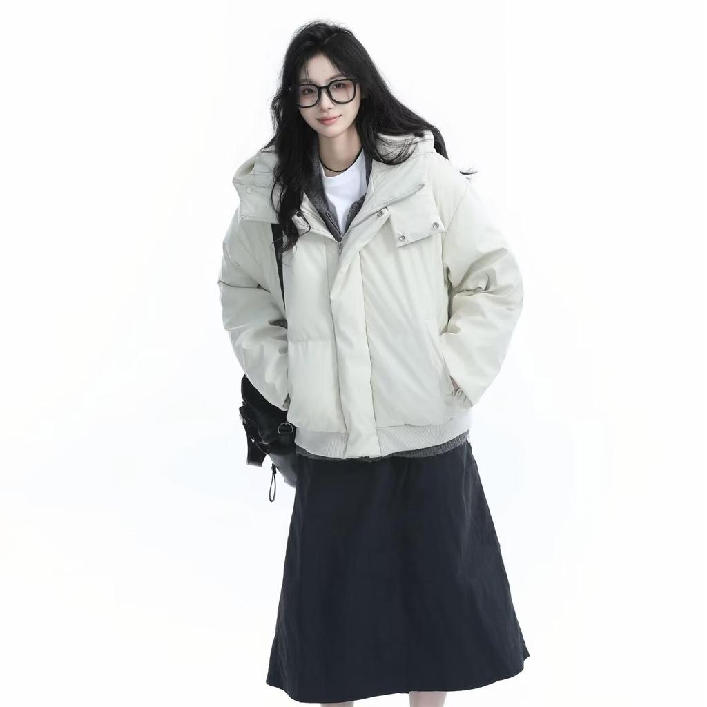 Women's 2024 Winter Retro Hooded Down Cotton Jacket - New Trendy Warm Coat