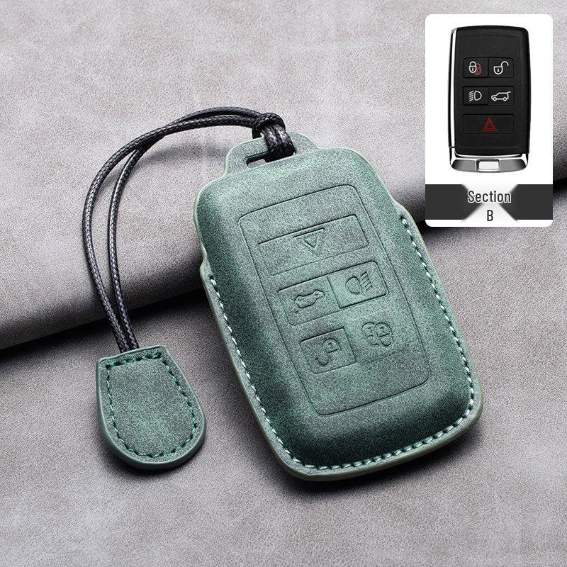 Jaguar Range Rover Sport Velar Evoque L-Buckle Key Cover for Discovery 5, Discovery 4, and Defender.