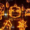 Mingyu Halloween Pumpkin Suction Cup Lights Decor Set
