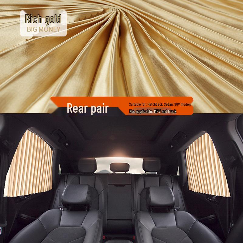 Universal Magnetic Car Side Window Sunshade Curtains for Heat Insulation and Sun Protection