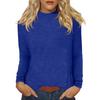 Women's Daily Casual Long Sleeve Mid Collar Top