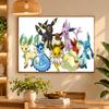 5D Diamond Painting Eevee Evolutions DIY Full Drill Diamond Art Kit Home Decoration