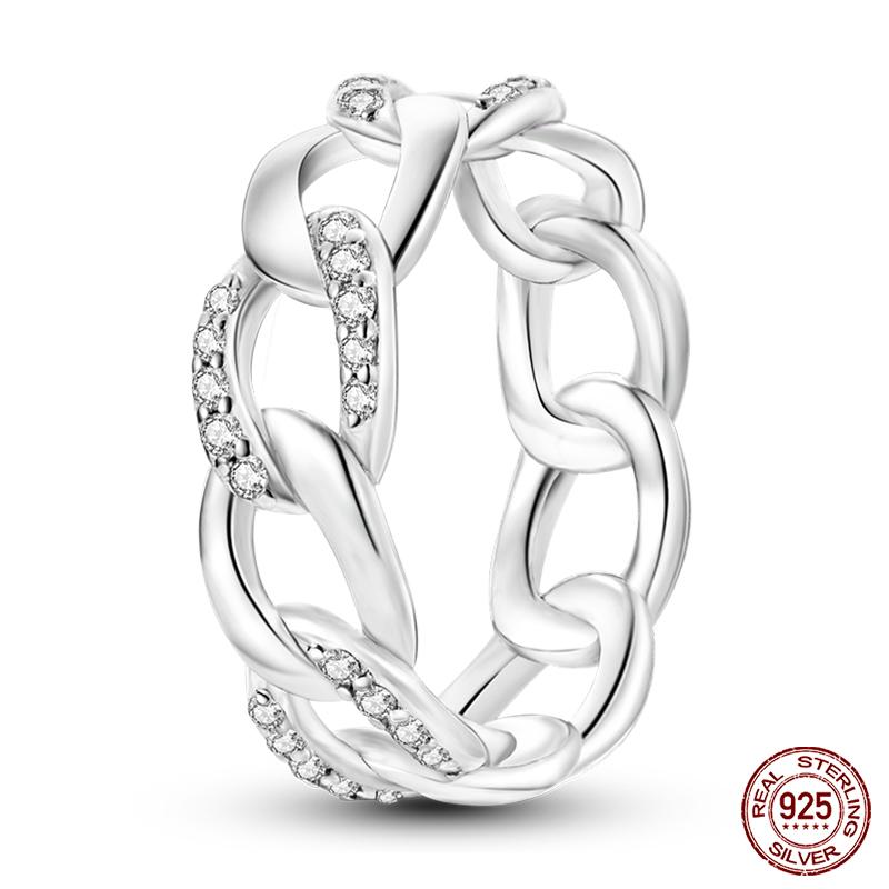 Original Design 925 Silver Blue Zircon For Ring Fit Women Wedding Wedding Wedding Engagement Silver Gift