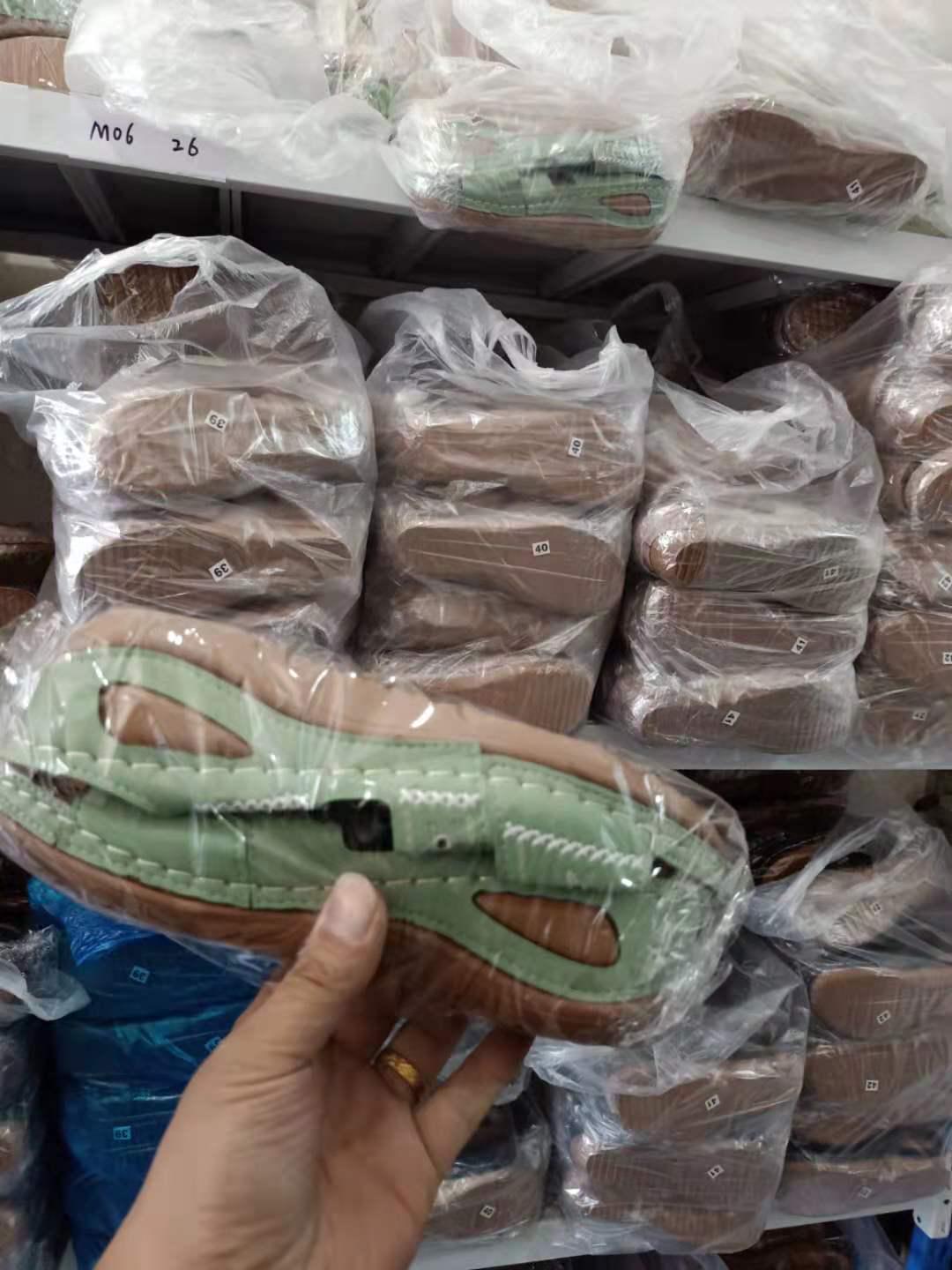 

Летние сандалии женские больших размеров в европейском и американском стиле с открытым носком и толстой подошвой 42 зелёный