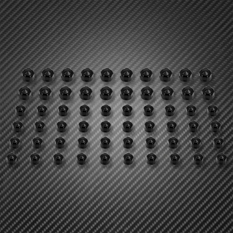 Motorcycle Engine Bolts 60pcs Screw Caps Cover Protector For Harley Touring Road Street Glide FLHR Softail Fat Boy FLS 2018-Up