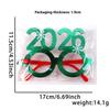 2026 Christmas Glasses Gold-Foil Cloth Snowflake Star New Year Photo Props For Party Decor
