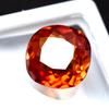 Natural Fire Orange Sapphire Square Cushion Cut 4.80 Ct Loose Gemstone CERTIFIED
