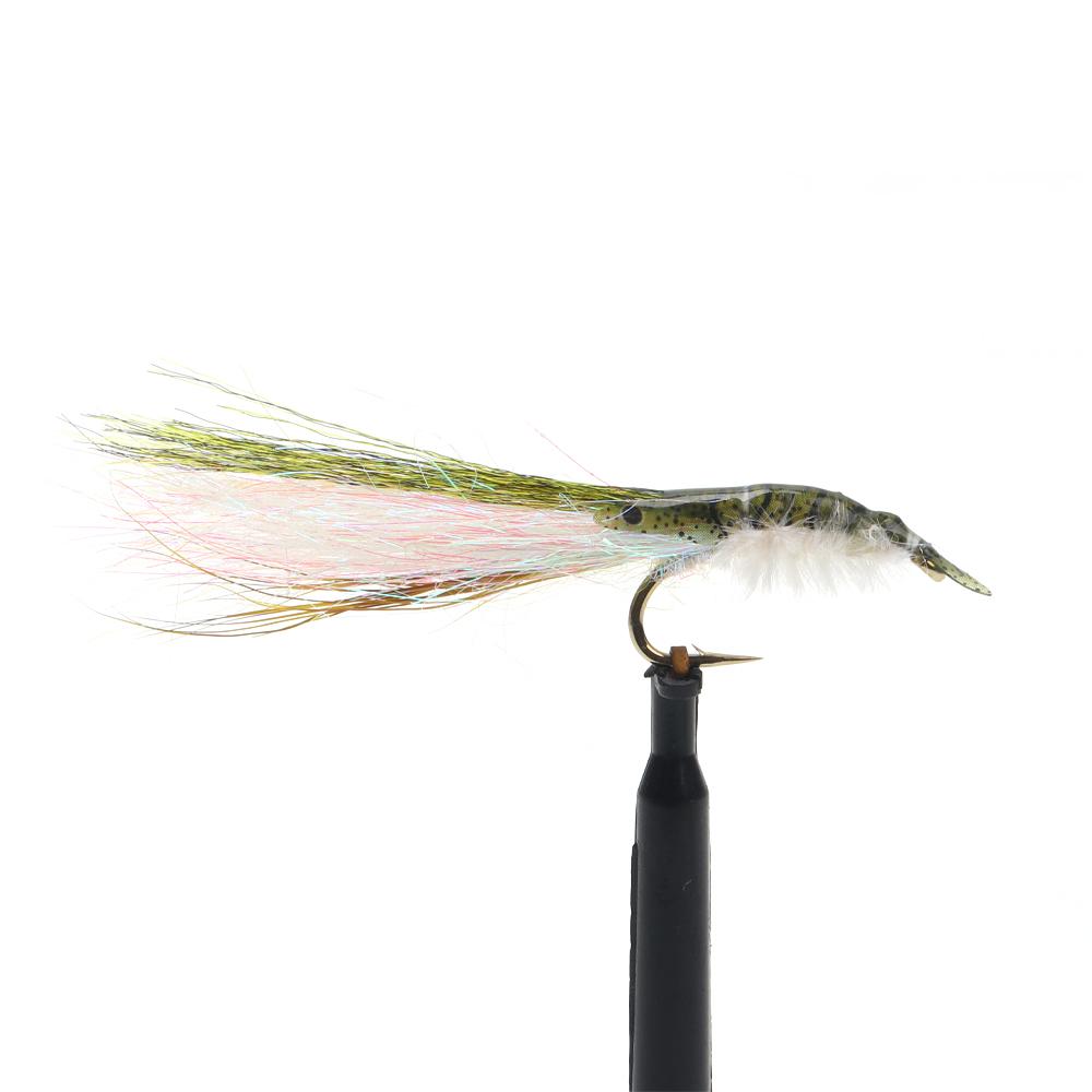 Bimoo 8 # 5PCS Biomimetic Shrimp Back Umělé barevné krevety pro mořské návnady Sabiki pro rybaření