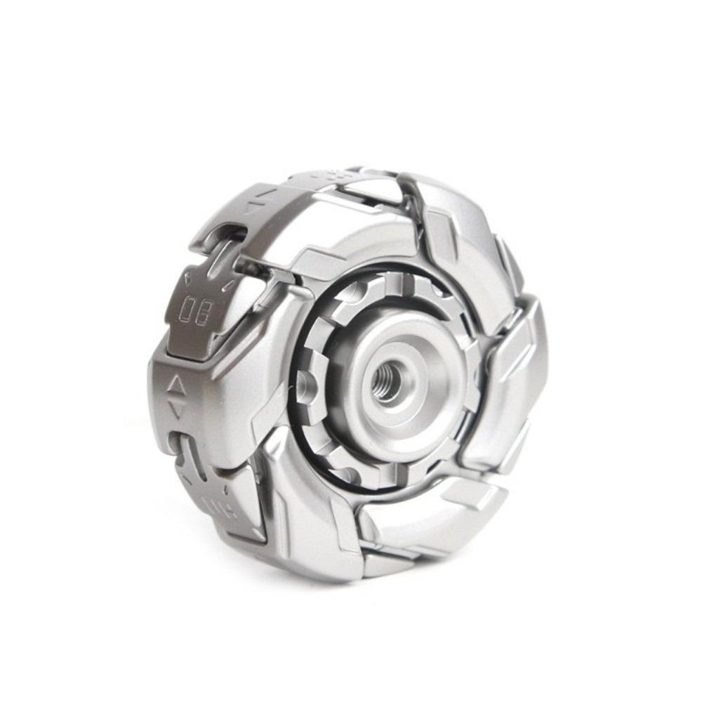 Mood Buster Mechanical Fidget Spinner Premium Alloy Deformable Gyro Smooth Spin Magnetic Metal Spinning Office Relaxation