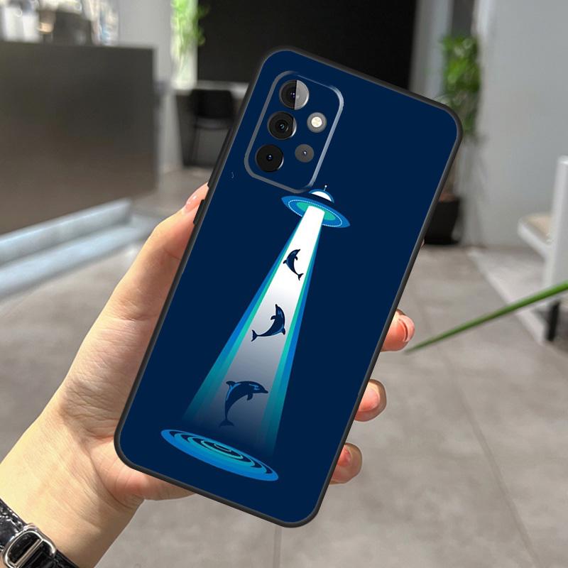 Ocean Dolphin Case For Samsung Galaxy A56 A36 A26 A16 A06 A25 A54 A34 A14 A52 A32 A12 A13 A33 A53 A15 A35 A55