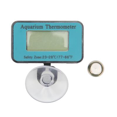 Digital LCD-termometer Vattentät Hög Noggrannhet Akvarietermometer med Sugkopp för Dykning