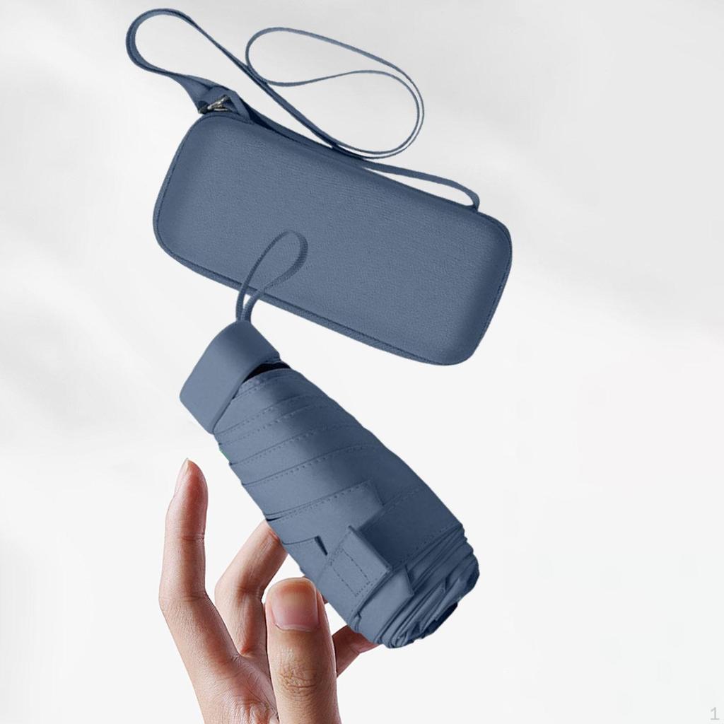 Folding Umbrella Compact Travel Sun Protection for Outdoor Activities Trips