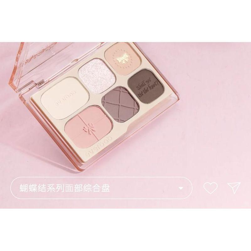 everbab - Bow Series 6-Color Eyeshadow Palette - 2 Types