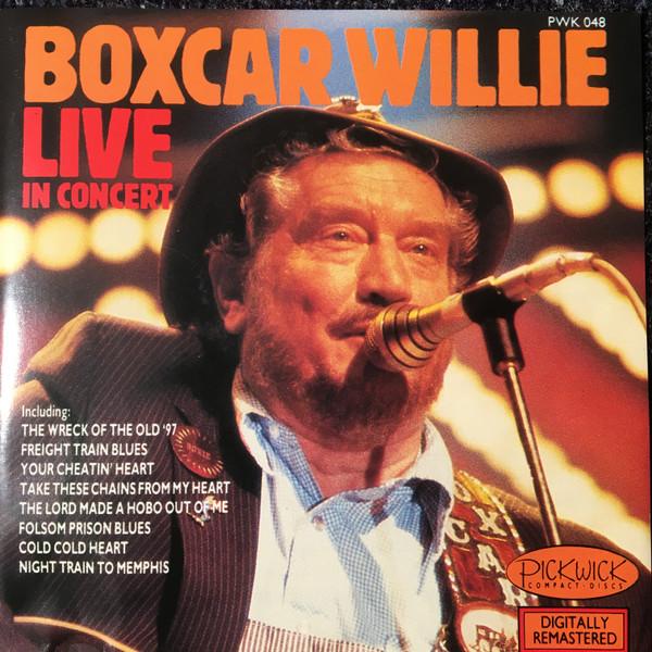 

CD BOXCAR WILLIE - Live In Concert PWK048 Pickwick Compac 1988 UK Country Used