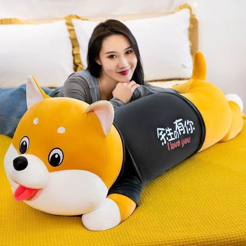 Husky Dog Plush Toy Cartoon Stuffed Animal Doll Bedroom Decoration Gift Kids