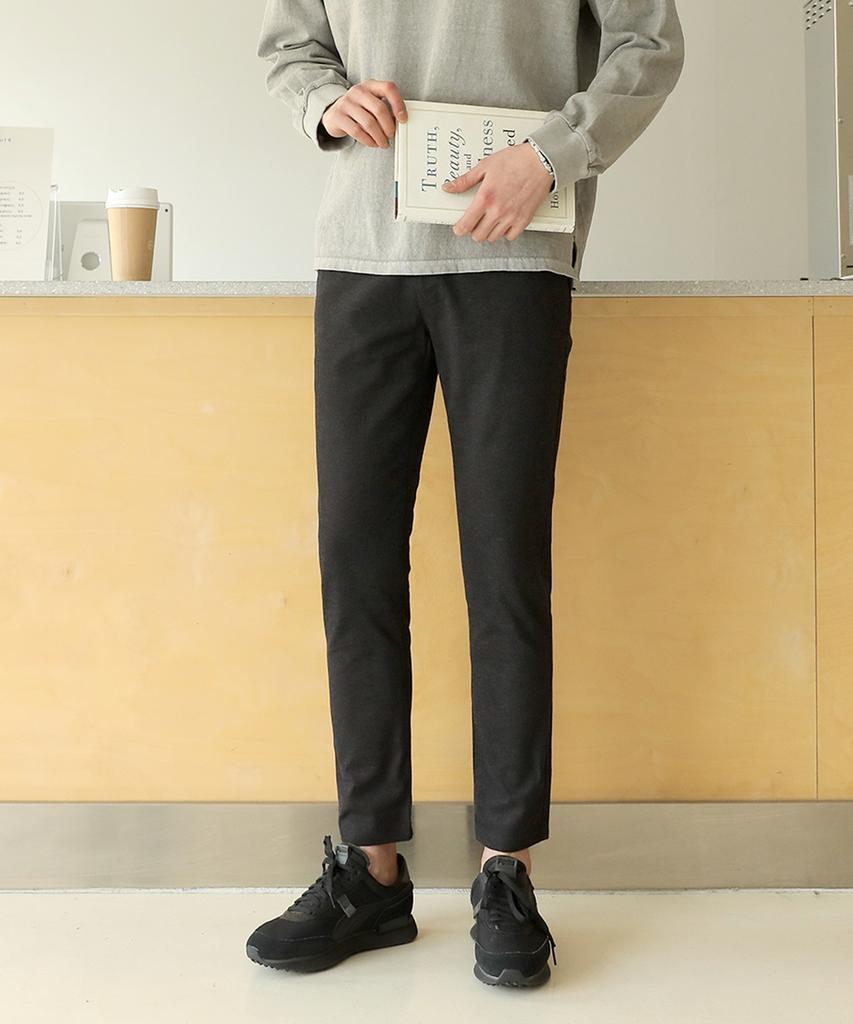 Jikeulib Stretch Denim Slacks Pants