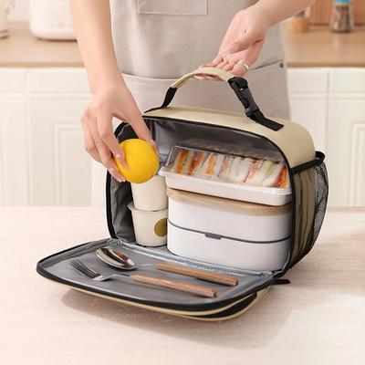 Insulated Lunch Bag Insulation Bento Pack Aluminum Foil Rice Bag Meal Pack Ice Pack Student Picnic Handbag Bento Lunch Bag