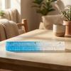4 Pieces Acrylic Mahjong Tile Rack Open-Channel Contoured