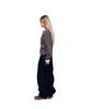 AAKAM Side Washed Button Denim Pants (Black)
