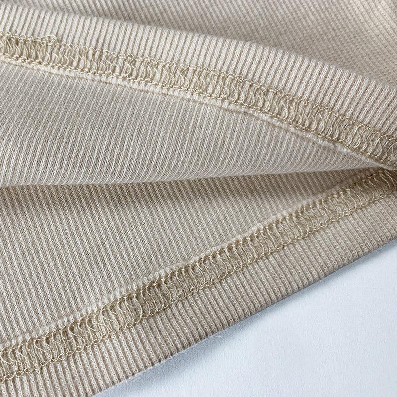 Dámská jarní a letní krátká jednobarevná móda bez rukávů přiléhavá triko vesta