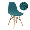 Velvet And Polar Fleece Fabric Shell Chair Cover Stretch Scandinavian Chair Covers Dining Seat Cover For Hotel Home Living Room