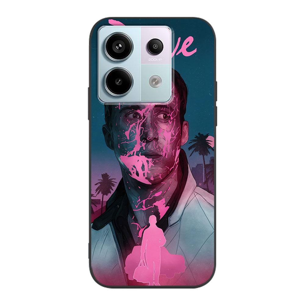 Movie Drive Ryan Gosling Art Case for Xiaomi Redmi 10 10C 9C 9A 9i 9 Prime 9T 12 12C 10A K40 Pro Black Soft TPU Phone Bag Cover
