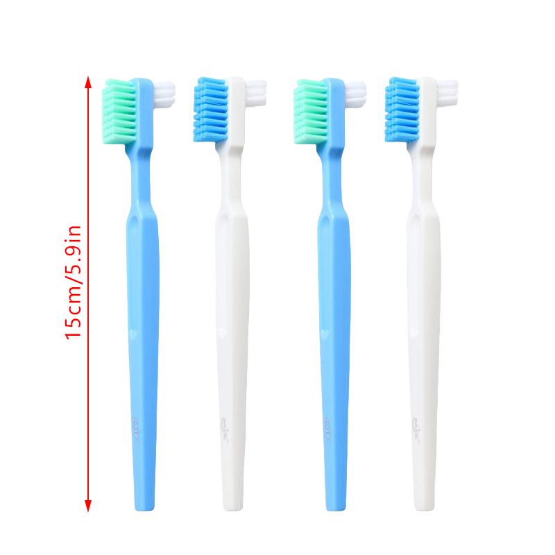 1Pcs Denture Cleaning Brush Deep Cleaning False Teeth Wash Reusable Brush Braces Descaling Brush Oral Care Tool