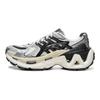 Li Ning Lijun Ace 3.0 Cool Trendy Sports Wear Resistant Breathable Low Top Dad Shoes Men sneakers White Black Silver AZGW307-4