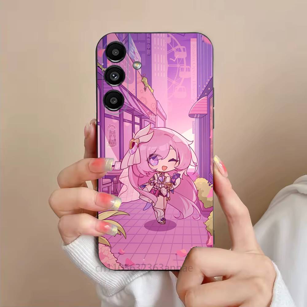 H-Honkai Alyssia Phone Case For Samsung Galaxy S21 22 23 24 S25 Ultra PlusS20 FE S10 Plus  Cover Funda
