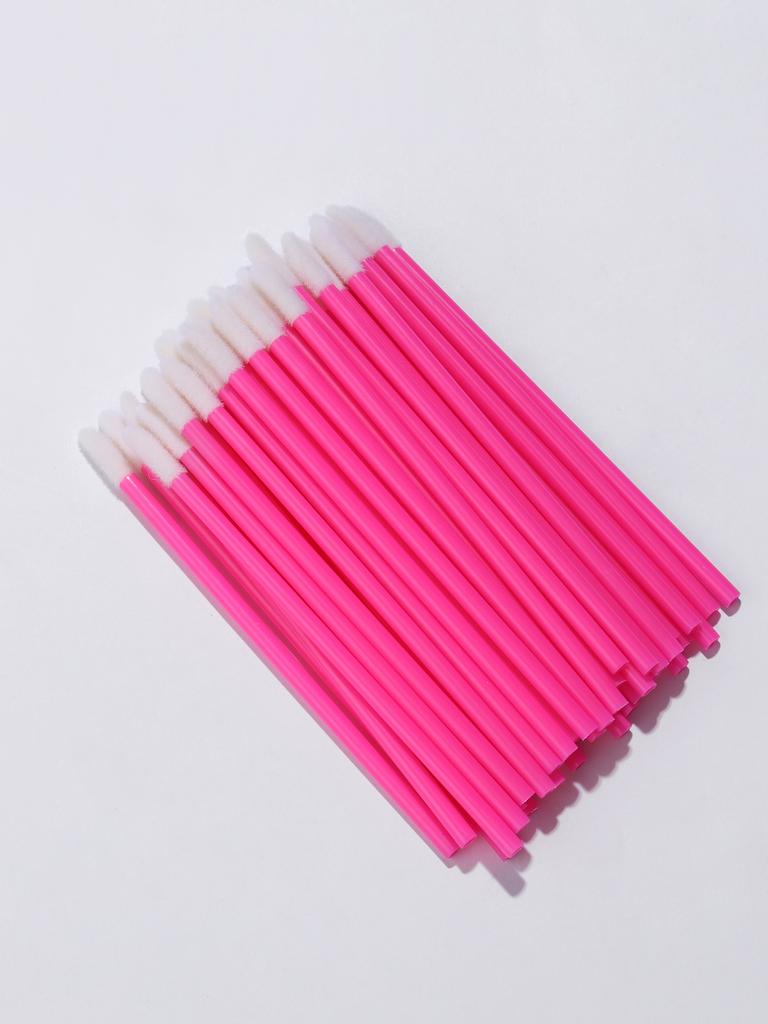 50Pcs Disposable Lip Brush Eyelash Makeups Brushes Lash Extension Mascara Applicator Lipstick Wands Set Make Up Tools