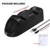 Base Carregadora para Controle de PS4/PS4 Slim/PS4 Pro, Base de Carregamento Rápido para Joystick Duplo USB, Suporte Carregador, Carregador de Gamepad com Indicador