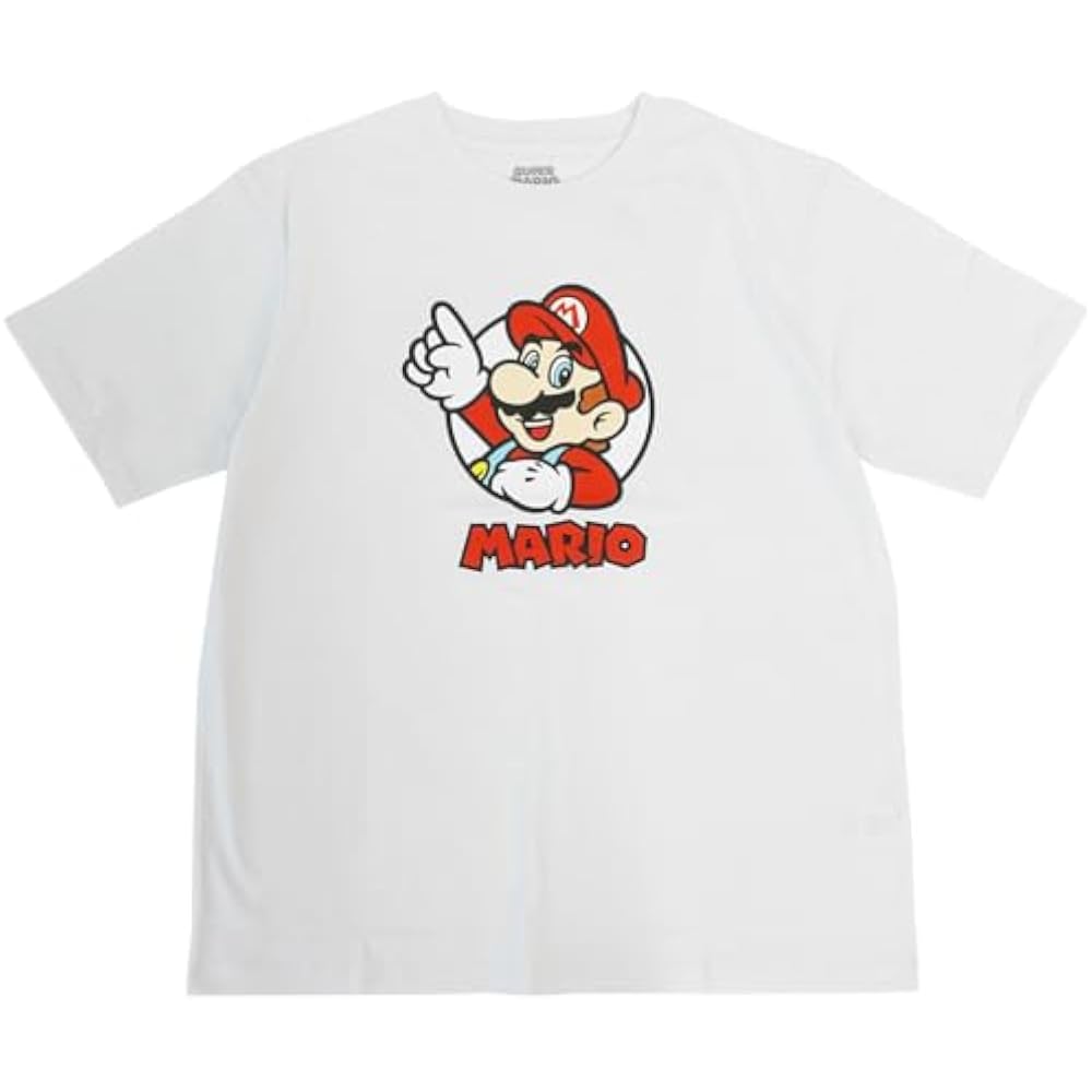 [Fine Plus] T-shirt, Short Sleeve, Super Mario, Super Mario, Print Toy, Character