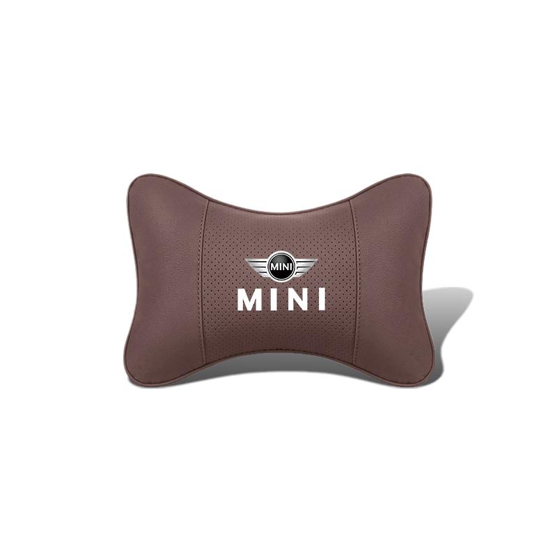 1 pièce Oreiller de Nuque Respirant pour Appui-tête de Voiture Accessoires pour MINI Cooper R56 F56 R50 JCW Cabrio Aceman Countryman Clubman vhdsg88