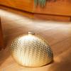 Gold High-end Hand-woven Bag, Metal Niche Design, Hand-held Messenger Bag.