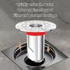 Round Shower Floor Drain Cores AntiOdor Self Closing Floor Strainer Hair Catcher for Bathroom Kitchen Balcony Garage