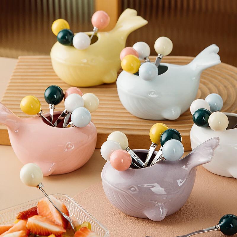 Ru Han Stainless Steel Fruit Fork Set