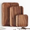 Japanese-style Acacia wood Tray Rectangular Wooden Tea Cup Tray Solid Wood Serving Platter Dessert Platter Coffee Storage Tray