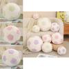 Adorable Colorful Plush Ball Cushion Decorative Animal Shaped Throw Pillow For Cozy Living Room