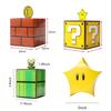 1-40PCS Game Themed Candy Boxes Birthday Party Gift Bags Hospitality Boxes Brick Pipe Pentagram Boxes Home Party Decorations