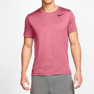 T Shirts Men's Mysterious Maroon Crew Neck Moderate Straight Fit CJ4612-626