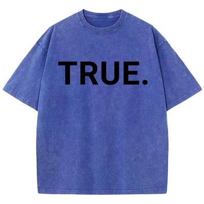 Waar. Alfabet Kunst Ontwerp Heren T-shirt Verlaagde Schouder Vrijetijds T-shirt Ademend Kracht T-shirts Comfort Harajuku Kleding
