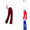 Elegant Womens Casual Soft Flare Pants With High Waist And Comfortable Drawstring