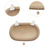 Cat Scratcher Bed Multipurpose Oval Bowl Scratching Board