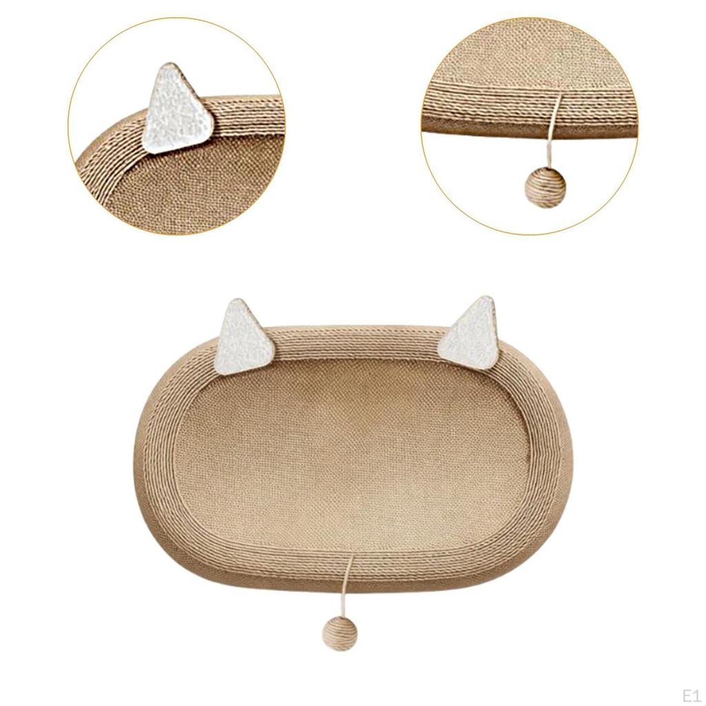 Cat Scratcher Bed Multipurpose Oval Bowl Scratching Board