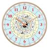 Zi Wu Liu Zhu 24-Hour TCM Meridian Health Clock: Silent Traditional Chinese Beauty Salon Wall Clock