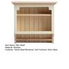 Miniature Wall-Mounted Shelf 1:12 Scale Retro Mini Shelf Tiny Tiered Storage Shelf for Miniature Kitchen Living Room Doll Furniture