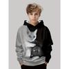 Jungenbekleidung Kawaii Katzenmuster Herbst Kapuzenpullover Lässige Mode 3-14J Sweatshirt für Jungen Outdoor Bequeme Kinderbekleidung