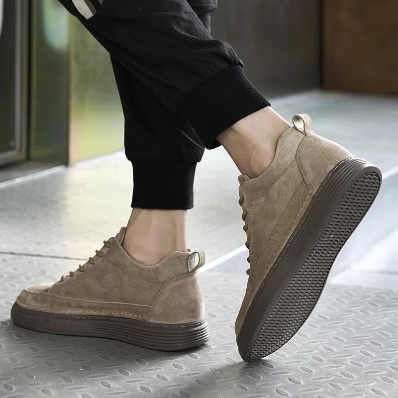 Модные зимние плюшевые теплые фирменные удобные ботинки для пустыни на шнуровке модные — фото 6