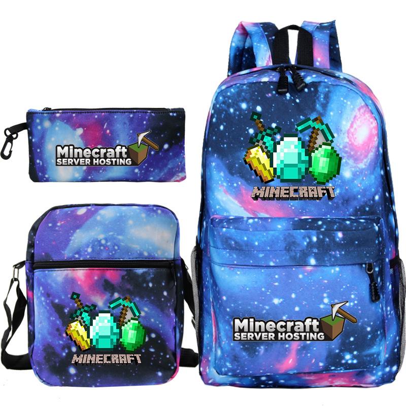 Primary And Secondary School Students Casual Schoolbag Game Merchandise Backpack Set