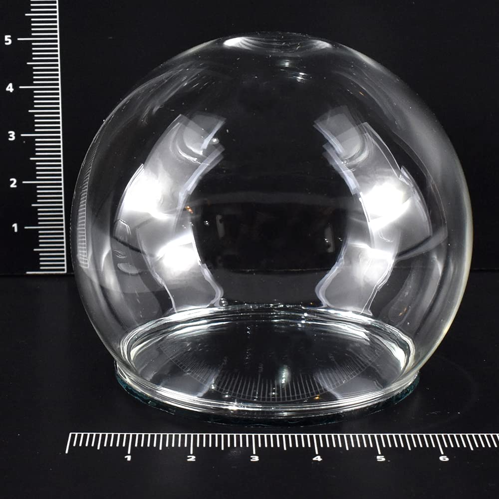 Fourcart Cute Handmade Glass Crafts [Bean Dome] Medium, Width: 55mm x Set of 6